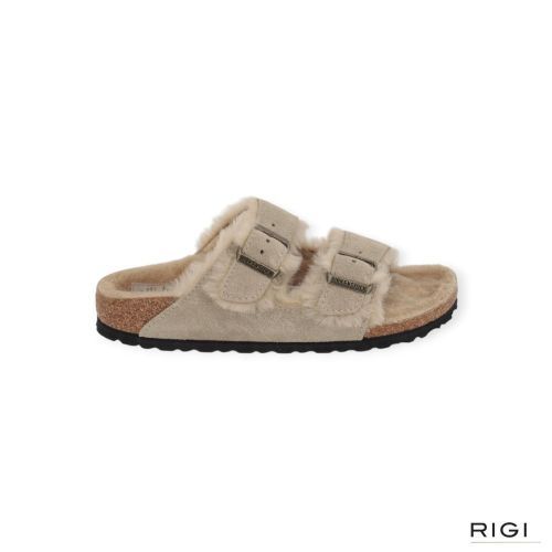 Birkenstock Slipper - Muil Taupe