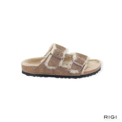 Birkenstock Slipper - Muil Licht Bruin