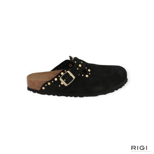 Birkenstock Slipper - Muil Zwart