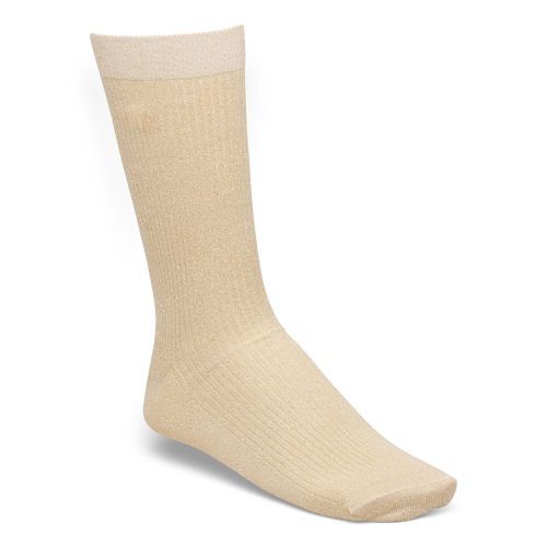 Birkenstock Cotton Rib 2 paar kousen in goud en zilver shining stof. Birkenstock Cotton Rib 2 paar kousen in goud en zilver shining stof.