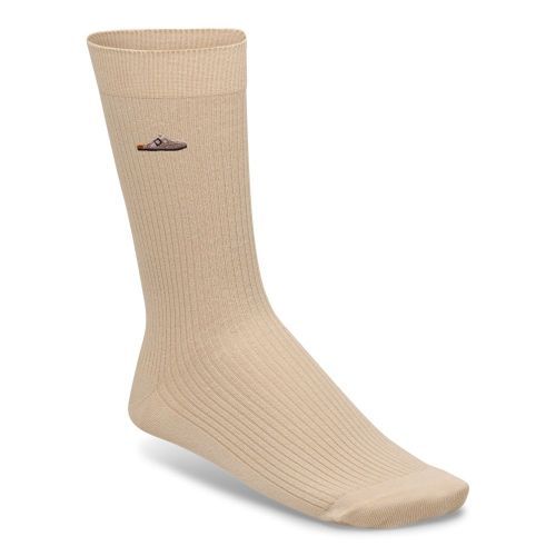Birkenstock Cotton Ribbed socks voor dames en heren in beige. Birkenstock Cotton Ribbed socks voor dames en heren in beige.