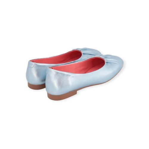 BlackRose Dory ballerina in lichtblauw shining leer. 