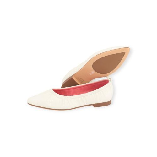 Blackrose Venice mocassin in offwit lakleer voor dames. 