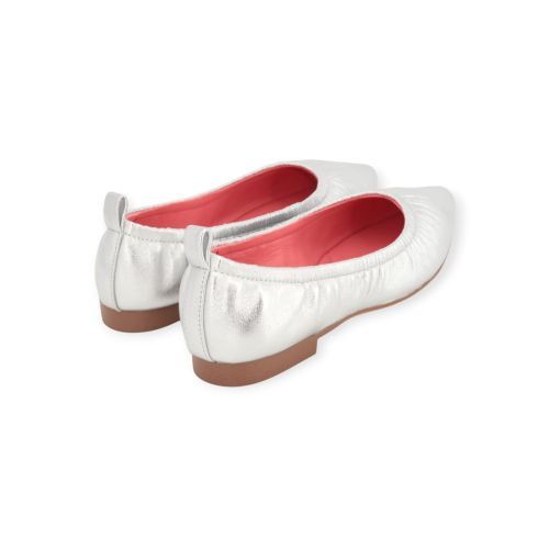 BlackRose Venice mocassin in zilver shining leer voor dames. 