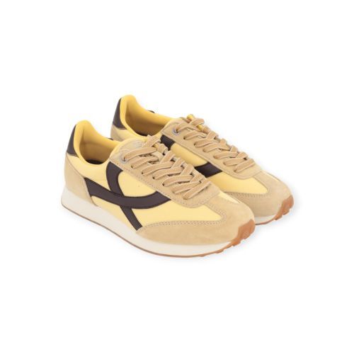 Boax Homerun 1031 sneaker voor dames in geel. 