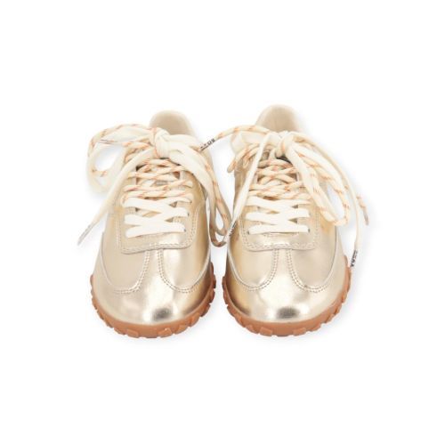 Boax Strike 3002 sneaker voor dames in goud shining leer.