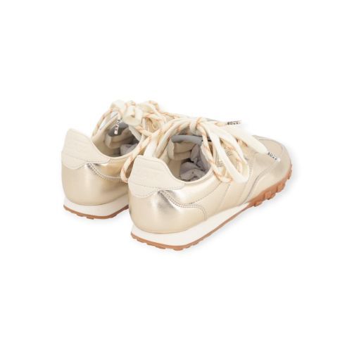 Boax Strike 3002 sneaker voor dames in goud shining leer.