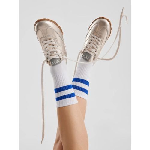 Boax Strike 3002 sneaker voor dames in goud shining leer.