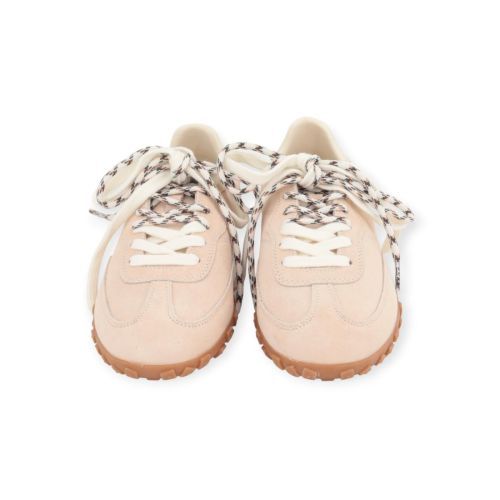 Boax Strike 3034 sneaker voor dames in zand suède. 