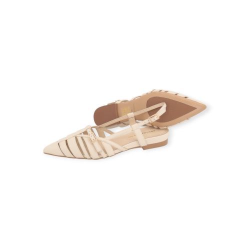 Bruno Premi 0105 ballerina in off wit leer voor dames.