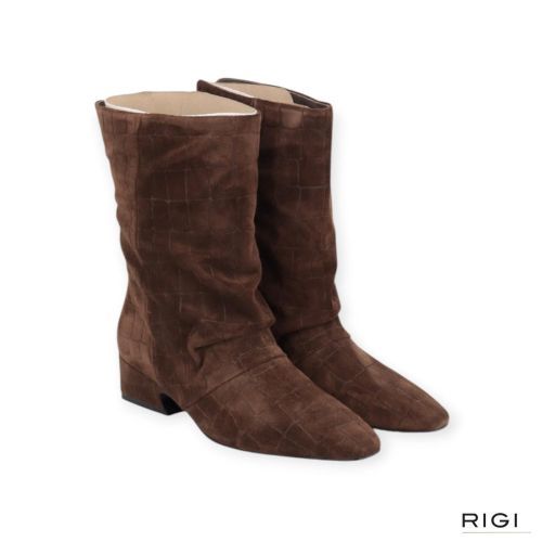 Bruno Premi B00205X enkellaars in bruin suède voor dames. 