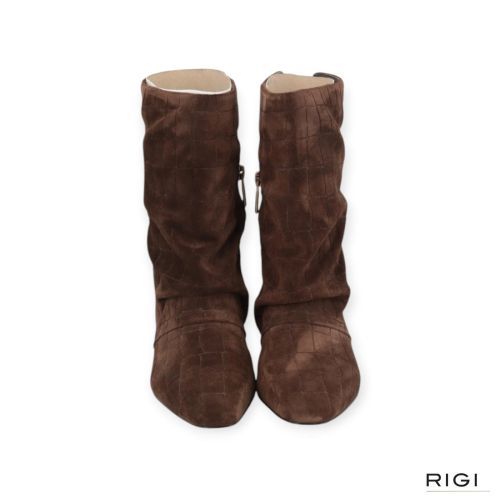 Bruno Premi B00205X enkellaars in bruin suède voor dames. 