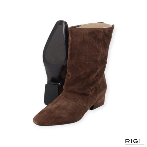 Bruno Premi B00205X enkellaars in bruin suède voor dames. 