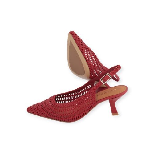 Bruno Premi 310 pump in rood leer voor dames. 