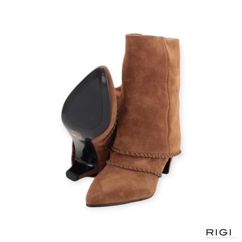 Bruno Premi B01103X enkellaars in cognac suède voor dames.