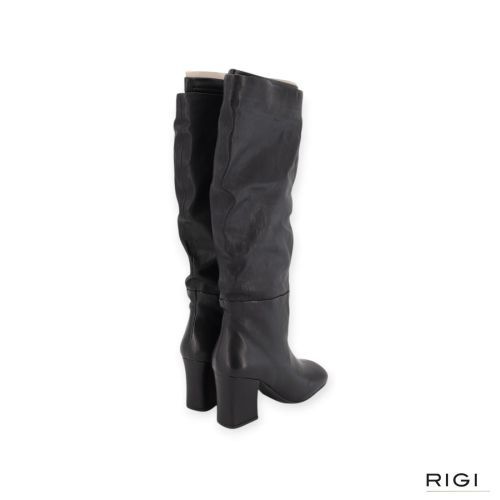 Bruno Premi B01804X laars in zwart leer voor dames. Bruno Premi B01804X laars in zwart leer voor dames.