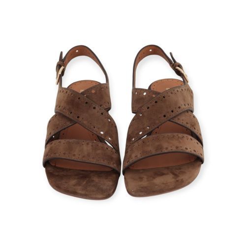 Bruno Premi 4203 dames sandaal in bruin suede leer. Bruno Premi 4203 dames sandaal in bruin suede leer.