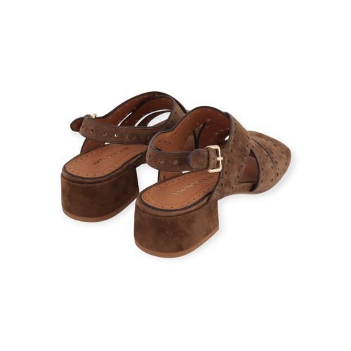 Bruno Premi 4203 dames sandaal in bruin suede leer. Bruno Premi 4203 dames sandaal in bruin suede leer.