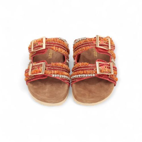 Cafè Noir Slipper - Muiltje  Oranje dames (GN9000 - GN9000) - Rigi