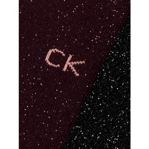 Calvin Klein Kousen Bordeaux dames (701229445004 CK Woman Sock 1P Sheer Lure - 701229445004 CK Woman Sock 1P ) - Rigi