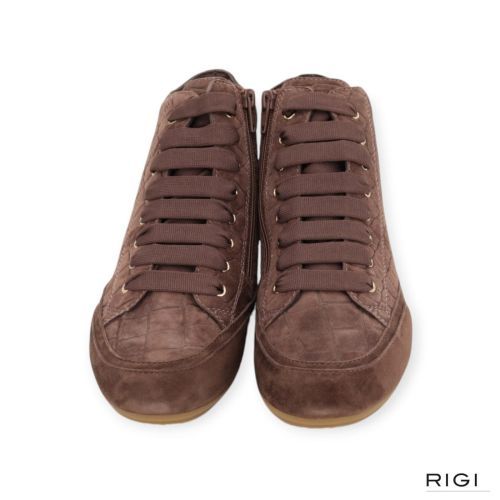 Candice Cooper Twist Plus Woman voor dames in bruin crocco suède. 