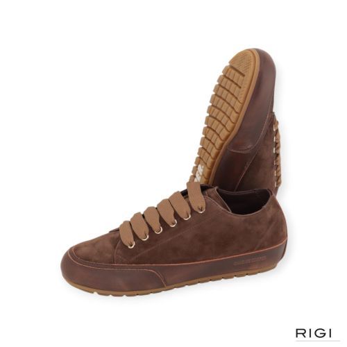 Candice Cooper Twist Woman Dark voor dames in bruin suède met leer. 