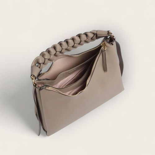 Coccinelle Hand- en schoudertas Taupe dames (Boheme Grana Double E1M50130201 352 - Boheme Grana Double E1M5013020) - Rigi