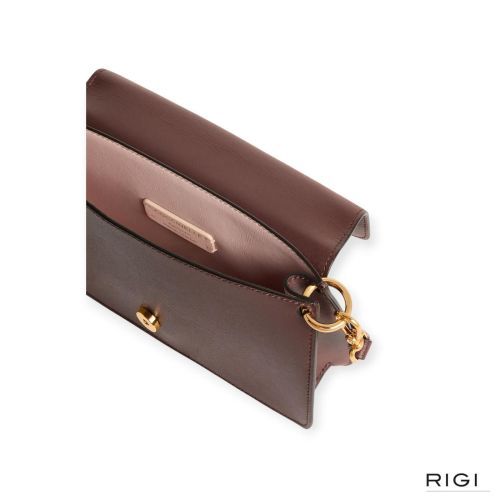 Coccinelle C-ME Calf Mini Clutch E5SSK270101 in bordeaux, berry leer voor dames. 