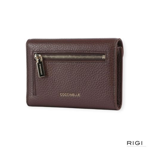 Coccinelle C-me E2SSL11D621 portemonnee in bordeaux leer voor dames. 