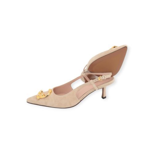 Coccinelle C-Me E4SB2210101 pump in beige suede.