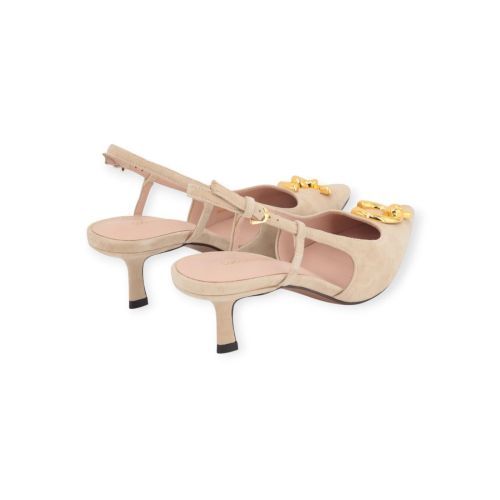 Coccinelle C-Me E4SB2210101 pump in beige suede.