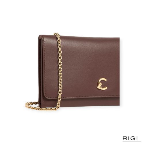 Coccinelle C-Me Light E5VI0550101 clutch voor dames in bordeaux glad leer. Coccinelle C-Me Light E5VI0550101 clutch voor dames in bordeaux glad leer.