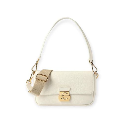 Coccinelle Hand- en schoudertas Off wit