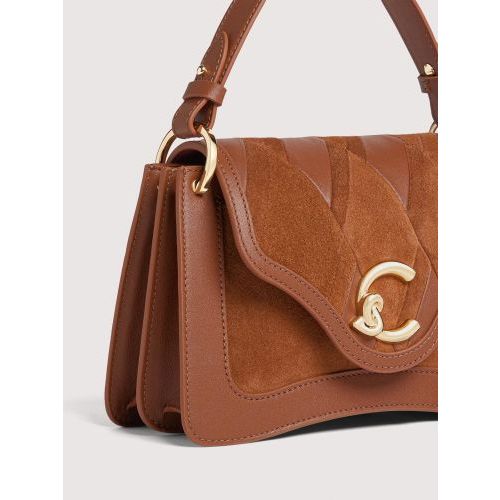 Coccinelle Hand- en schoudertas Cognac dames (Coccinelle C-Me N.GEO.PAT E1T1S180201 W1 - Coccinelle C-Me N.GEO.PAT E1T1) - Rigi