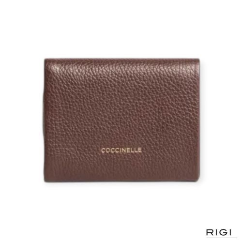 Coccinelle C-ME softy-E2TBM11G001 portemonnee in berry, bordeaux leer voor dames