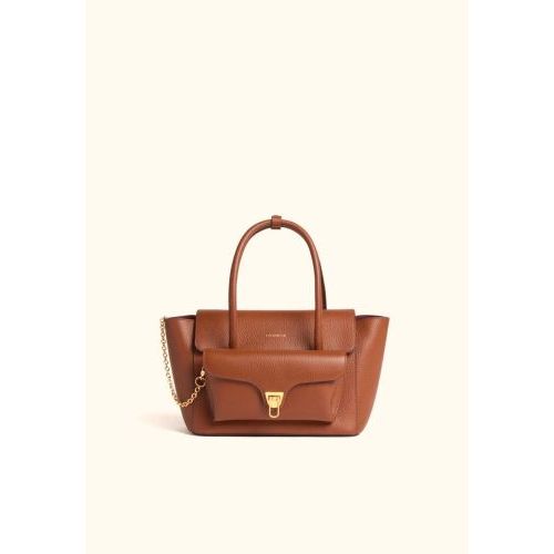 Coccinelle Hand- en schoudertas Cognac