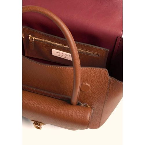 Coccinelle Hand- en schoudertas Cognac dames (Coccinelle Double Beat E1T8A180201 W11 - Coccinelle Double Beat E1T8A18) - Rigi