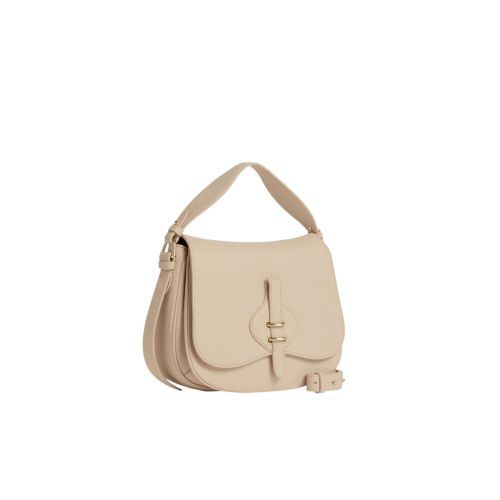Coccinelle Mavery crossbody medium in beige leer voor dames. 