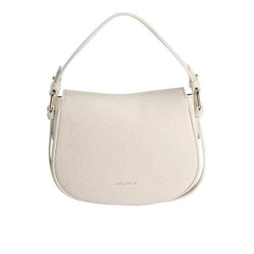 Coccinelle Mavery crossbody small in off wit leer voor dames. 