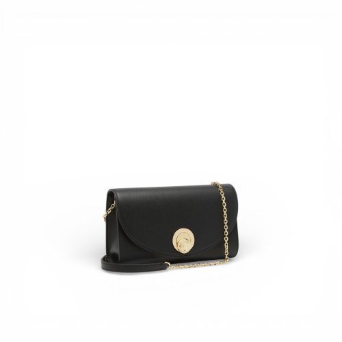 Coccinelle Nikla Smooth clutch in zwart leer voor dames. Coccinelle Nikla Smooth clutch in zwart leer voor dames.
