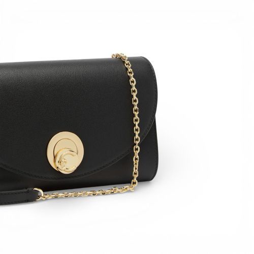 Coccinelle Nikla Smooth clutch in zwart leer voor dames. Coccinelle Nikla Smooth clutch in zwart leer voor dames.