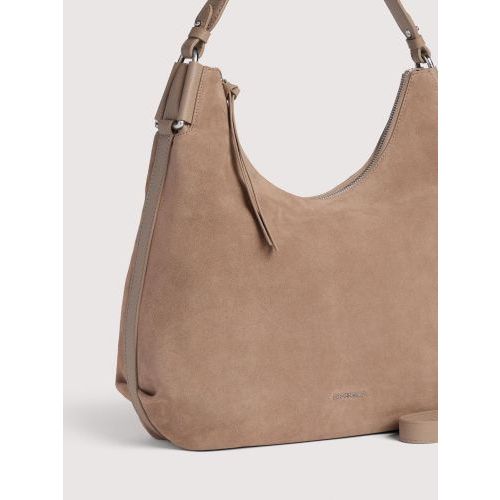 Coccinelle Hand- en schoudertas Taupe dames (Coccinelle Rebekka Suede E1T96130101 N59 - Coccinelle Rebekka Suede E1T96) - Rigi