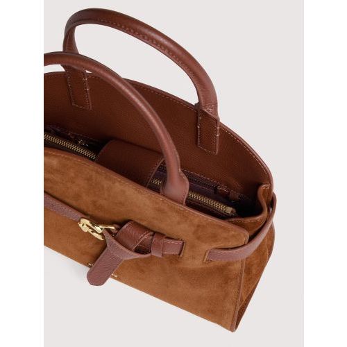 Coccinelle Hand- en schoudertas Cognac dames (Coccinelle Sabine Suede Bi E1TLB180201 W - Coccinelle Sabine Suede Bi E1T) - Rigi