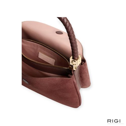 Coccinelle Tiggy Small E1VCL180201 crossbody in bordeaux, berry suède voor dames. Coccinelle Tiggy Small E1VCL180201 crossbody in bordeaux, berry suède voor dames.