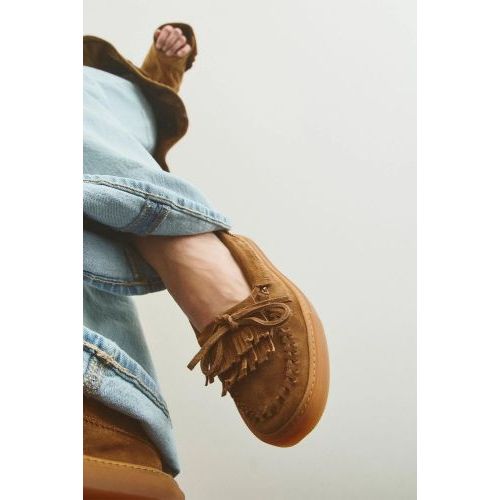 Copenhagen CPH365 mocassin in suède bruin voor dames. Copenhagen CPH365 mocassin in suède bruin voor dames.