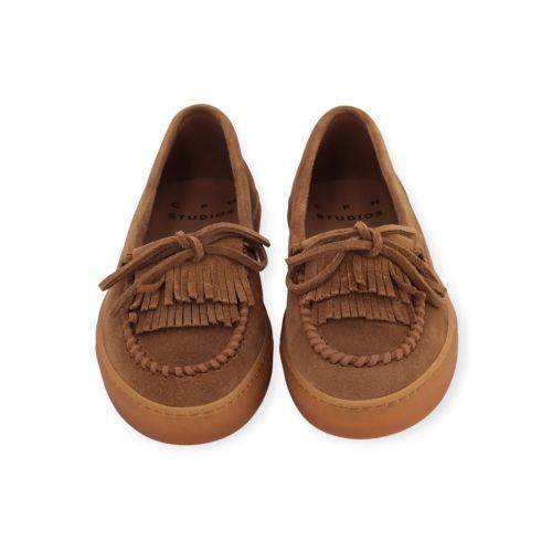 Copenhagen CPH365 mocassin in suède bruin voor dames. Copenhagen CPH365 mocassin in suède bruin voor dames.