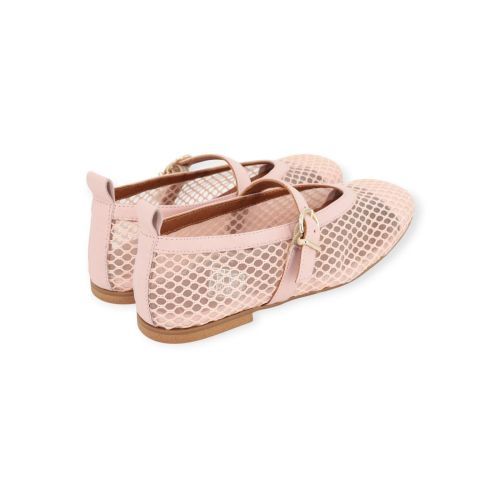 CTWLK - Catwalk claudia dames ballerina in het roze mesh leer. CTWLK - Catwalk claudia dames ballerina in het roze mesh leer.