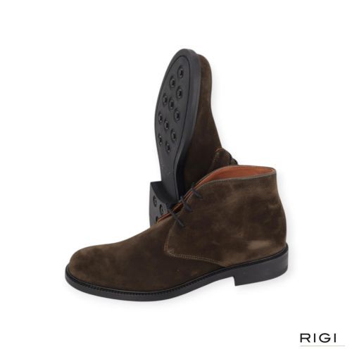 CTWLK Darthur M5 heren enkellaars in groen suede leer. CTWLK Darthur M5 heren enkellaars in groen suede leer.
