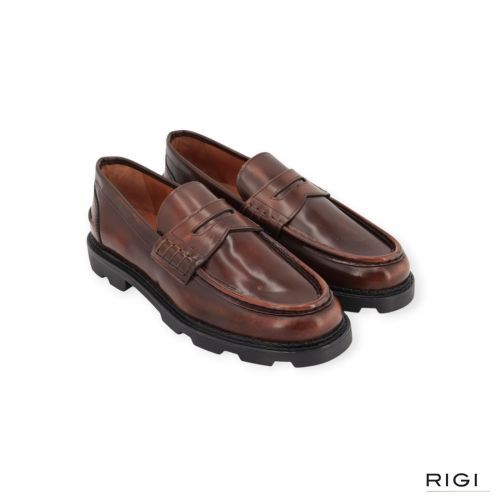 CTWLK Devito U4 heren mocassin in bruin - cognac leer. CTWLK Devito U4 heren mocassin in bruin - cognac leer.