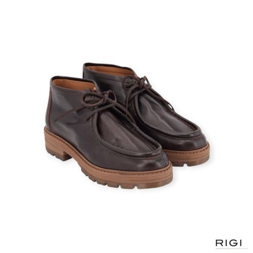 CTWLK Edison I8 enkellaars voor dames in bruin leer voor dames. CTWLK Edison I8 enkellaars voor dames in bruin leer voor dames.